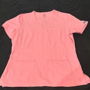 Med Couture Pink Relaxed Boxy Short Sleeve Tee
